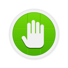 Obraz premium Vector App Button