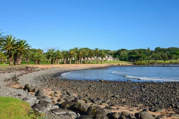 Poster A scenic view of Waitangi beach at Copthorne Resort near Paihia © anastasstyles