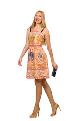 Woman with bag in fashion concept