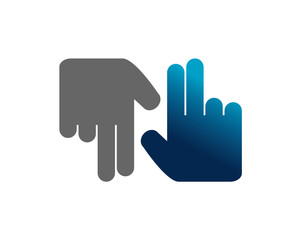 Fototapeta premium 8 N 8 hand sign