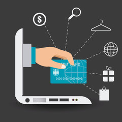 Ecommerce design, vector illustration.