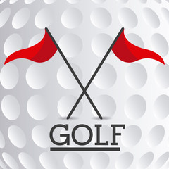 Golf design, vector illustration.