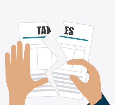 Taxes design, vector illustration.