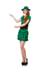 Woman in fashion clothing concept