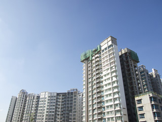 Obraz premium Modern condominium building in Singapore