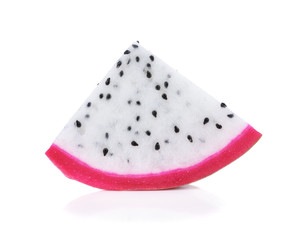 Dragon fruit isolated on white background.