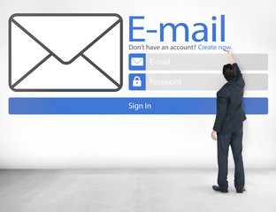 Email Online Messaging Social Media Internet Concept