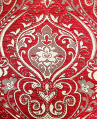 vintage style of tapestry flowers fabric pattern background