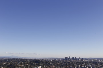 View to Downtown Los Angeles