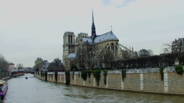 Time laps, WS, Notre Dame, Paris, France