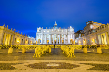 Obraz premium Saint Peter cathedral in Rome Italy