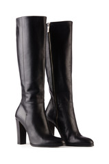 Woman shoes isolated on the white background