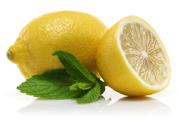 Lemons and mint