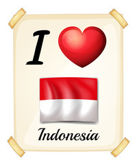 I love Indonesia