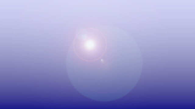 Blue background with lens flare