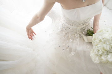 Bride you are fix hem dress