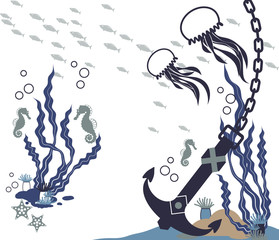 Underwater landscape