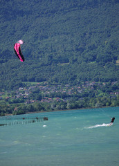 lac du bourget - kite-surf