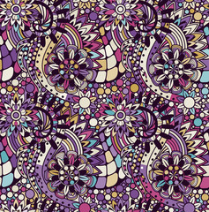 Zentangle seamless pattern