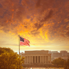 Abraham Lincoln Memorial building Washington DC