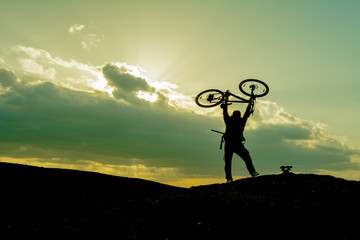 Obraz premium bisiklet ve spor yaşamı