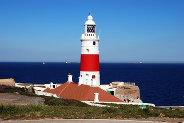 Fototapeta na wymiar Gibraltar lighthouse © Arena Photo UK
