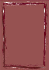 Rahmen weinrot Marsala Farbe