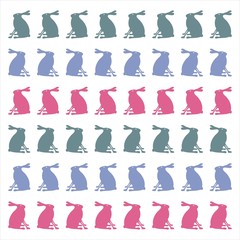 Easter Bunny series color wrapping paper