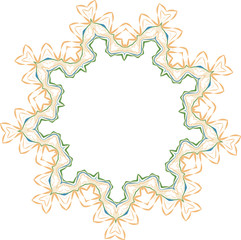 Floral abstract background