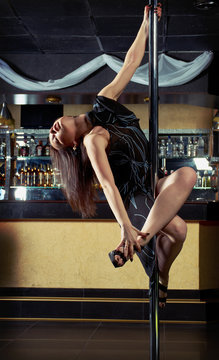 striptease in night club