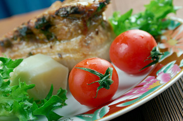 Roasted pork belly