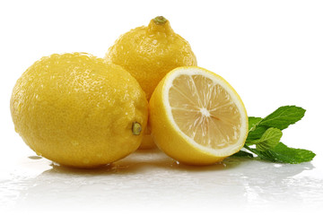 Lemons and mint