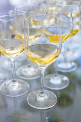Glasses of vine