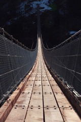 Tibetan suspension bridge