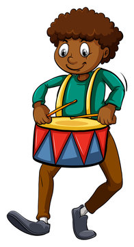 Man with a drum