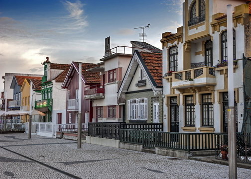 Costa Nova do Prado ( Portugal) famous home Palheiros