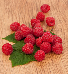 Heap of raspberry