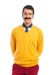 Fototapeta premium Man with moustache