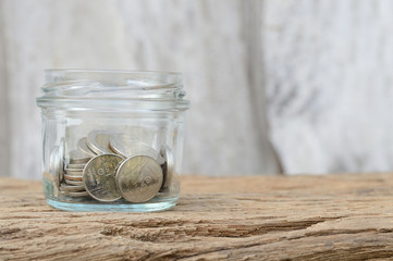 coins in bottle