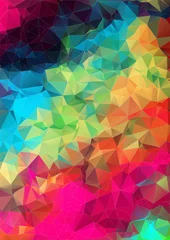Poster Abstract 2D geometric background © igor_shmel
