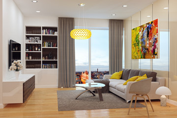 Гостиная комната интерьер