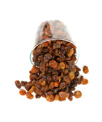 raisins isolated on white