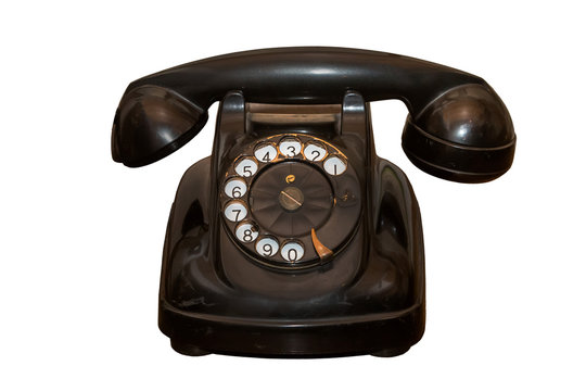 黒電話　 Old black telephone