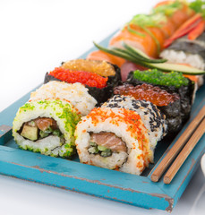 Japanese seafood sushi set