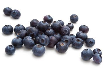 Fresh blueberries.