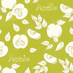 Apple seamless pattern