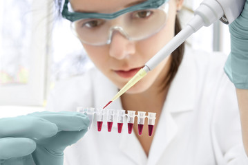 Scientist at work