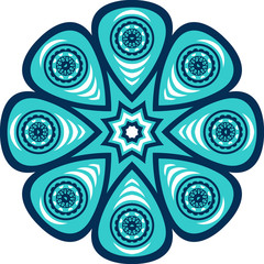 Decorative round ornament