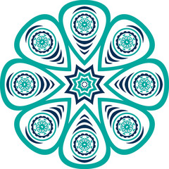 Decorative round ornament