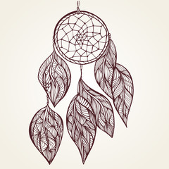 dream Catcher. Doodle style